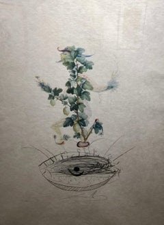 Salvador Dali, "Reverence de Grosillier (Gooseberry), " hand signed