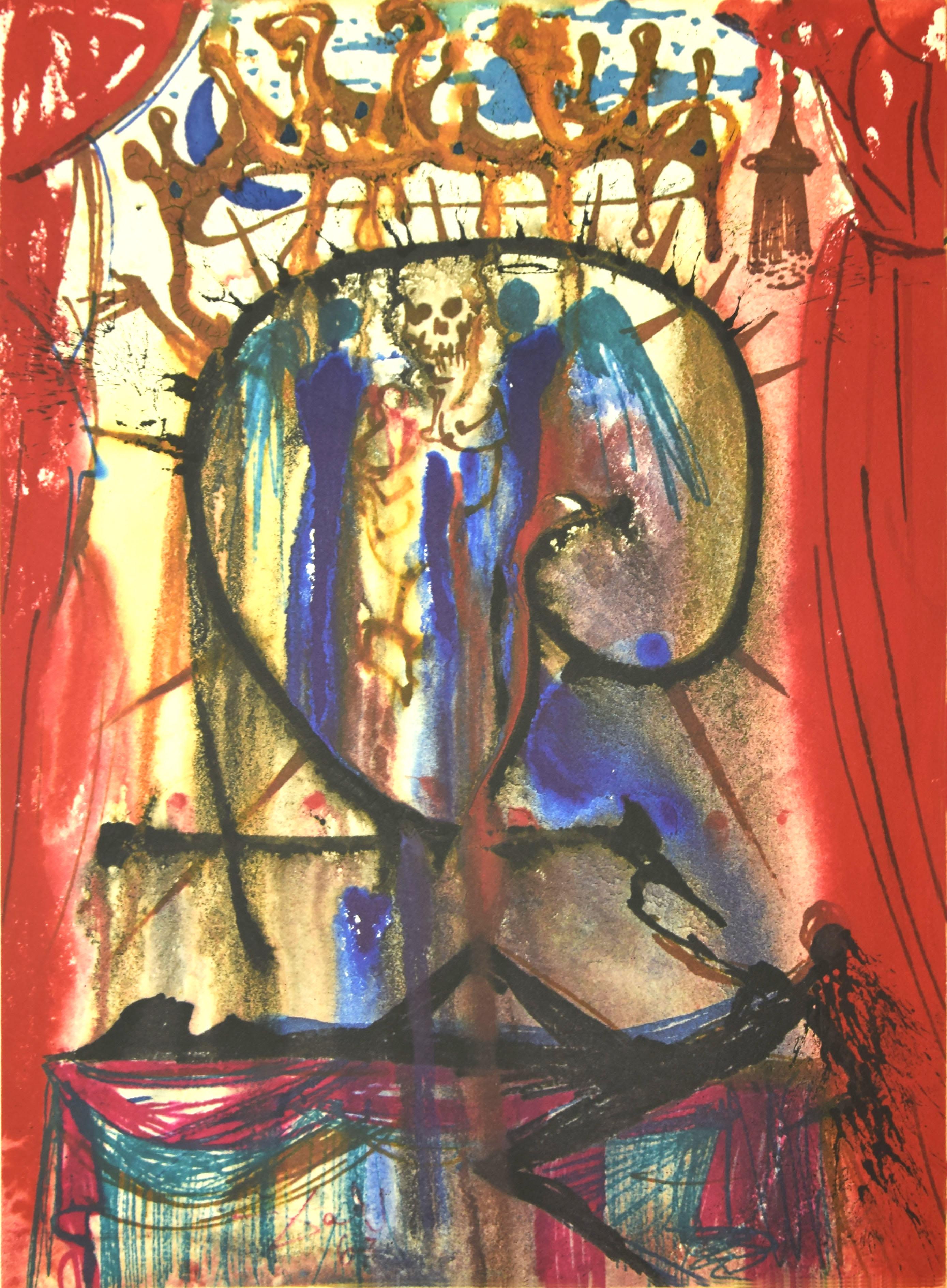 Salvador Dalí Print - Romeo and Juliet Act 5, Scene 3 - Original Lithograph by Salvador Dalì - 1975