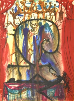 Romeo and Juliet Act 5, Scene 3 - Original Lithograph by Salvador Dalì - 1975