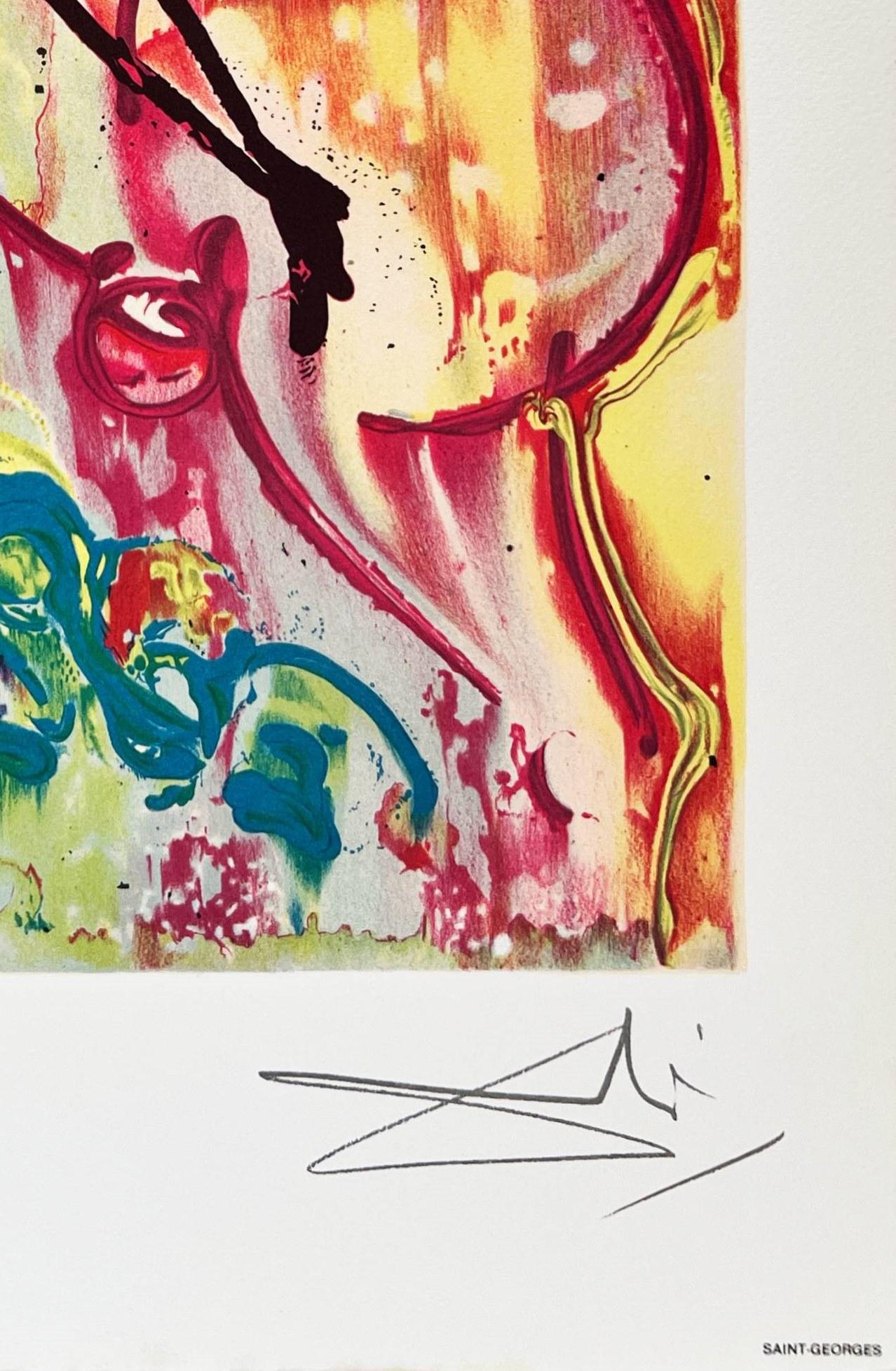 Saint Georges - Print by Salvador Dalí