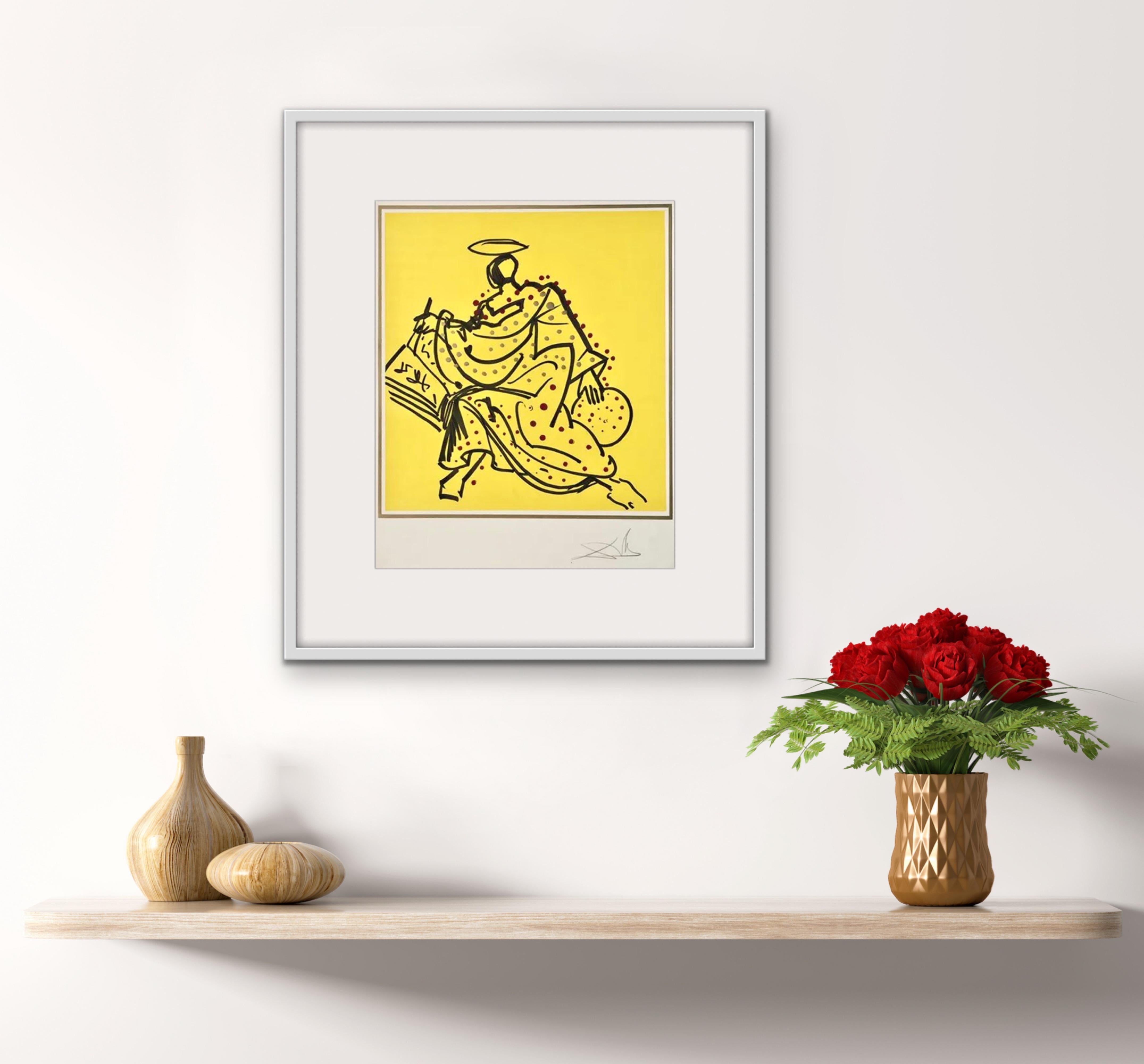 DALI San Matteo da Dodici Apostoli suite firmata e numerata Litografia 1977 - Print di Salvador Dalí