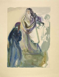 Saint Peter zu Dante – Holzschnitt – 1963