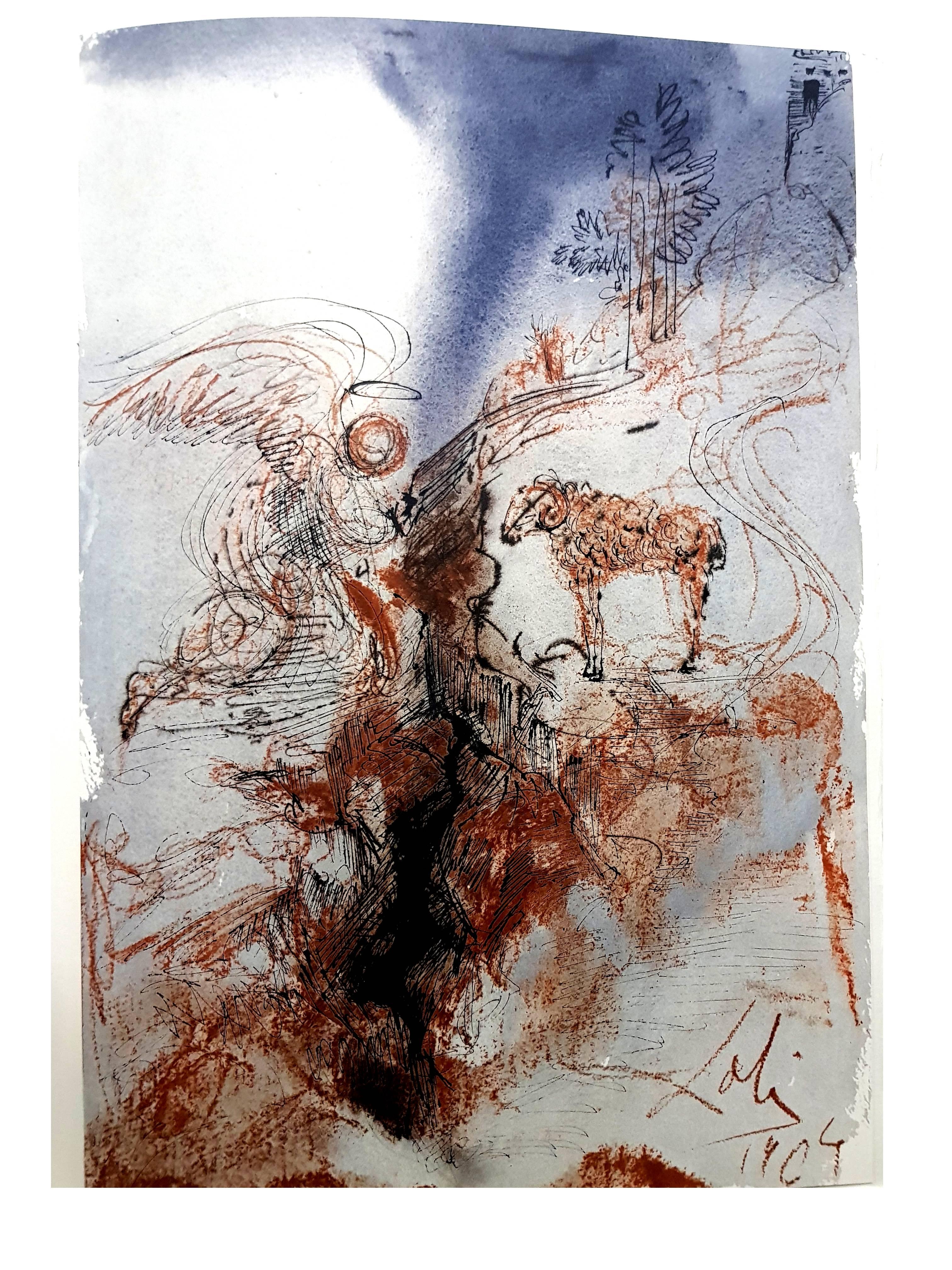Salvador Dali – Biblia Sacra – Lithographie im Angebot 4