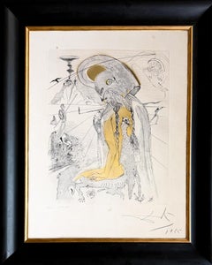 Salvador Dalí (1904–1989) - Athene - Drypoint etching on Arches paper - 1965