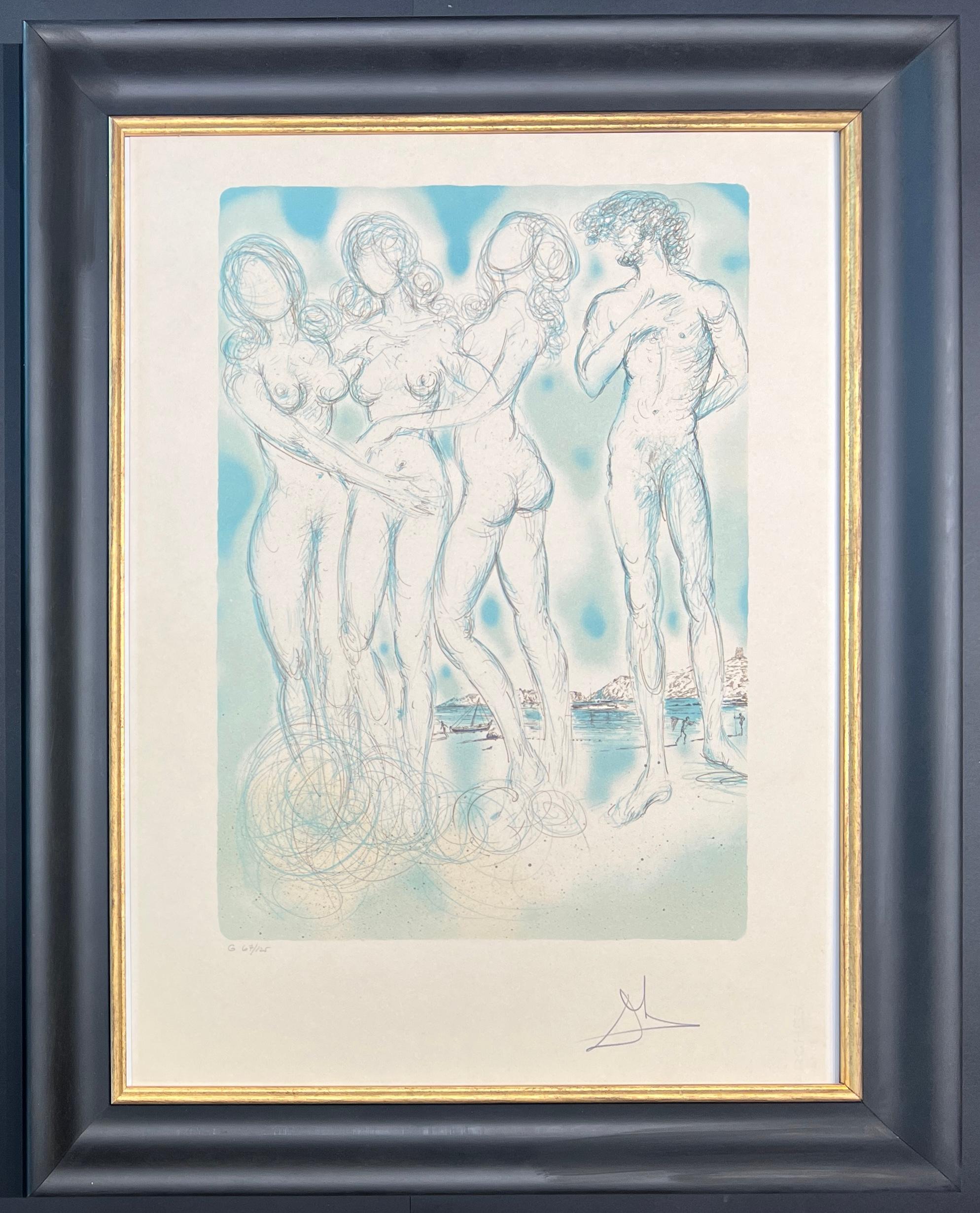 Salvador Dalí (1904-1989) - Litografía coloreada sobre papel Arches - 1979