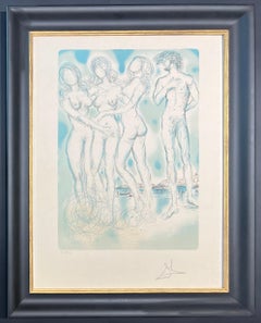 Salvador Dalí (1904-1989) - Kolorierte Lithographie auf Arches-Papier - 1979