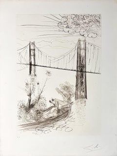Salvador Dalí (1904–1989) - Drypoint etching on Auvergne paper - 1970