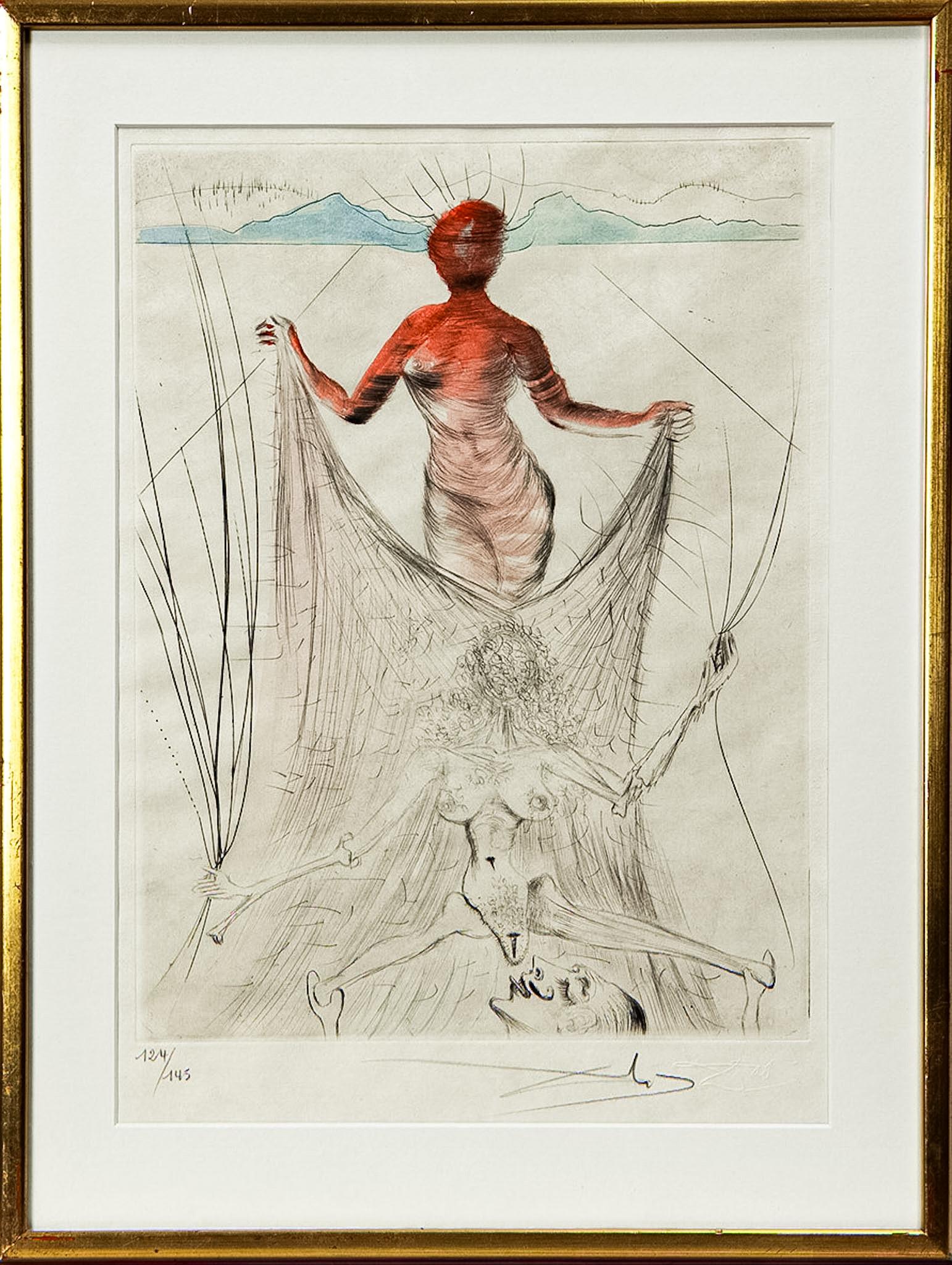 Salvador Dalí (1904–1989) - Drypoint etching on Japanese paper - 1969