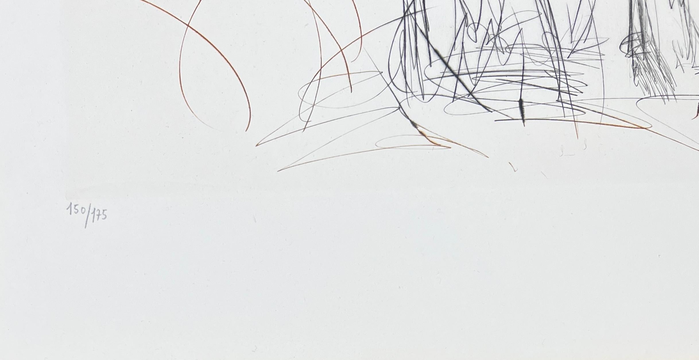 Salvador Dalí (1904-1989) - Kaltnadelradierung auf Lana-Papier - 1970 im Angebot 3