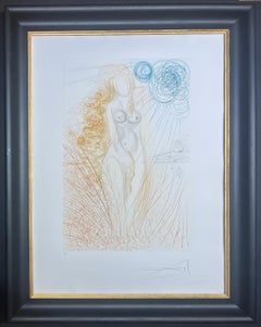 Salvador Dalí (1904-1989) - Drypoint etching with stencil on Rives paper - 1971