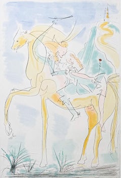 Salvador Dalí (1904-1989) - Drypoint etching with stencil on Rives paper - 1971