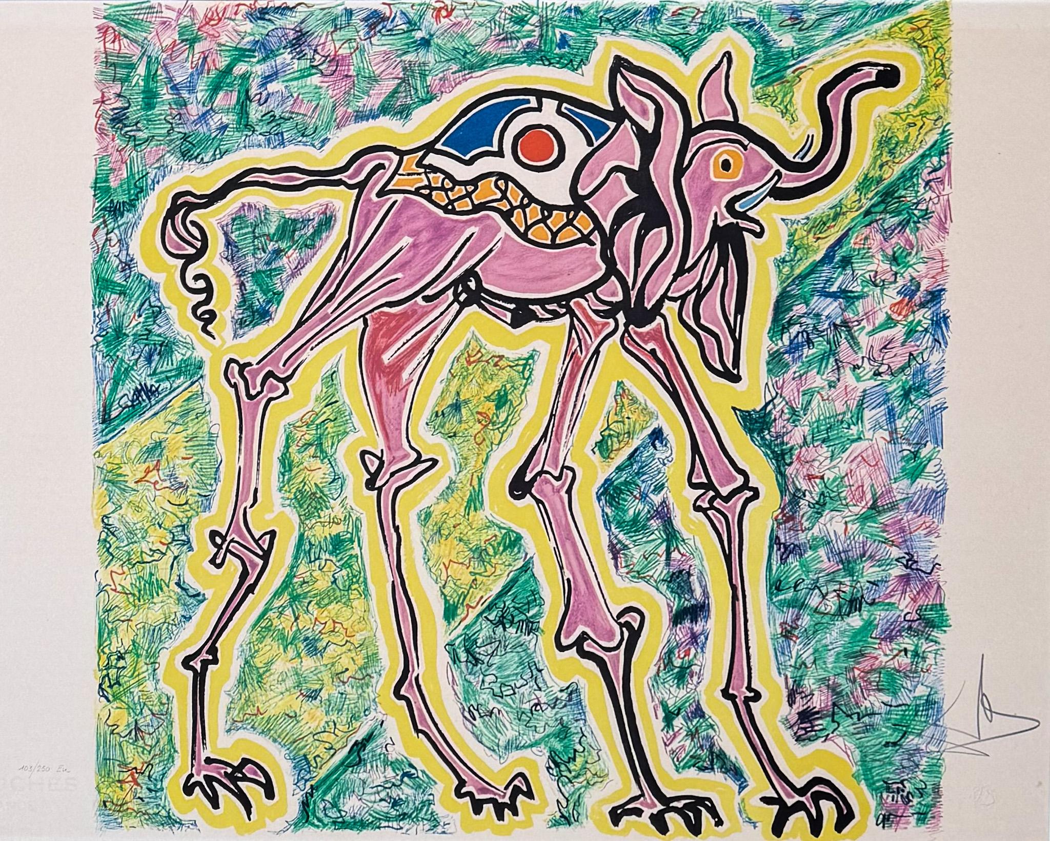 Lithographie en couleurs sur papier Arches.
Édition limitée, numérotée 103/250.
Signé au crayon par l'artiste.

Taille du papier : 65 x 48 cm
Dimensions du cadre : 74,5 x 87,5 cm
très bonne condition

Bibliographie : Dalì - Catalogue raisonné des