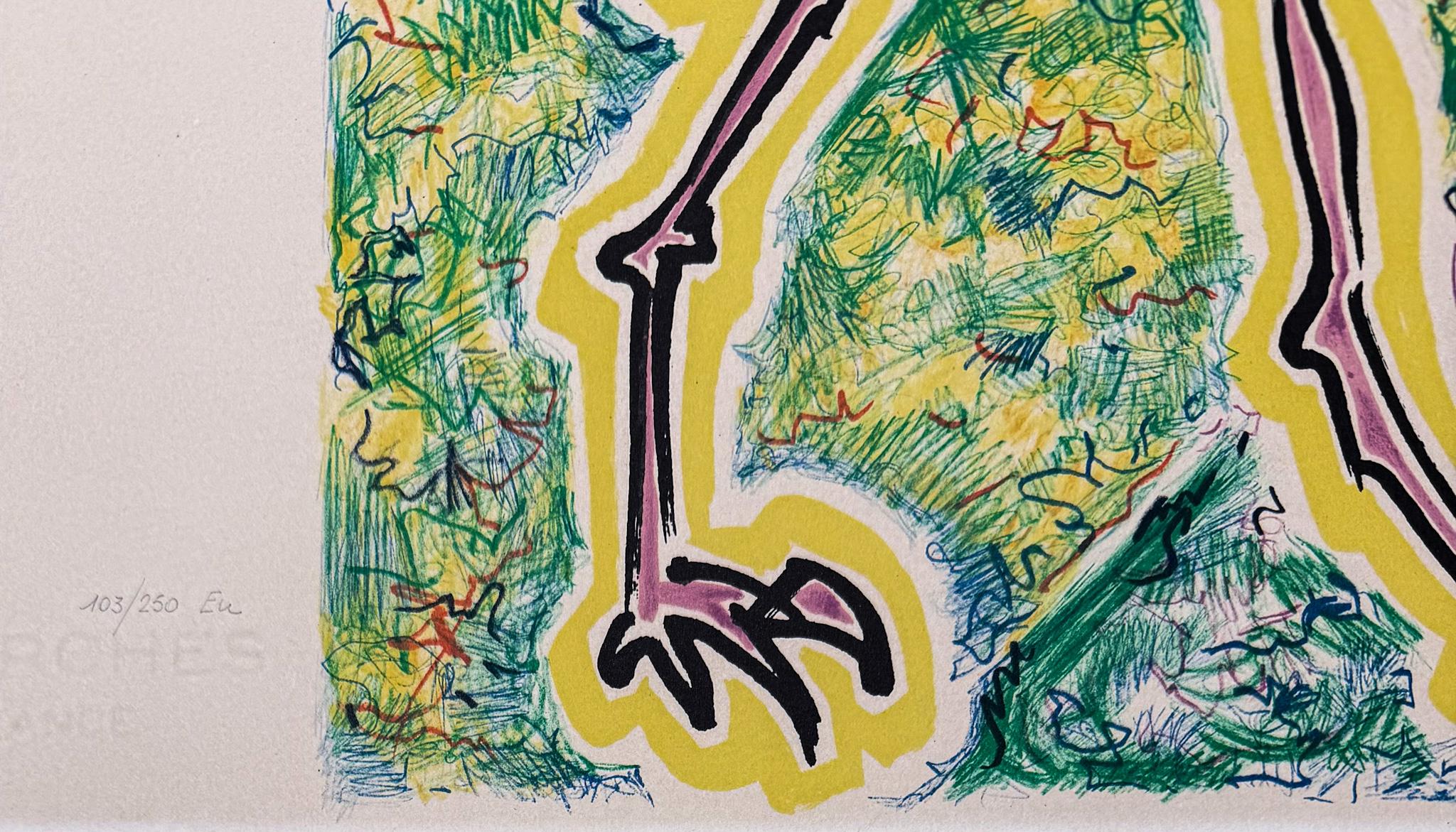 Salvador Dalì (1904-1989) -Elefante-cicogna (Eléphant-cigogne)-Lithographie en couleurs en vente 2