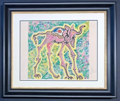 Vintage Salvador Dalì (1904-1989) -Elefante-cicogna (Elephant-stork)-Coloured lithograph