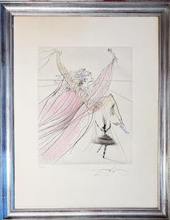 Salvador Dalí (1904-1989) -Handkolorierte Kaltnadelradierung auf Arches-Papier - 1971