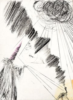 Salvador Dalí (1904–1989) – Handkolorierte Kaltnadelradierung auf Papier – 1968
