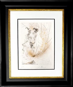 Salvador Dalí (1904–1989) – Handkolorierte Kaltnadelradierung auf Papier – 1968