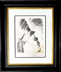Salvador Dalí (1904–1989) – Handkolorierte Kaltnadelradierung auf Papier – 1968