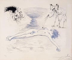 Salvador Dalí (1904–1989) –heliogravure, drypoint etching on Arches paper - 1963