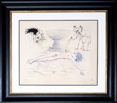 Salvador Dalí (1904–1989) –heliogravure, drypoint etching on Arches paper - 1963