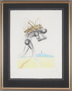 Salvador Dalì (1904-1989) - Issachar - 1973 - eau-forte et pointe sèche avec pochoir