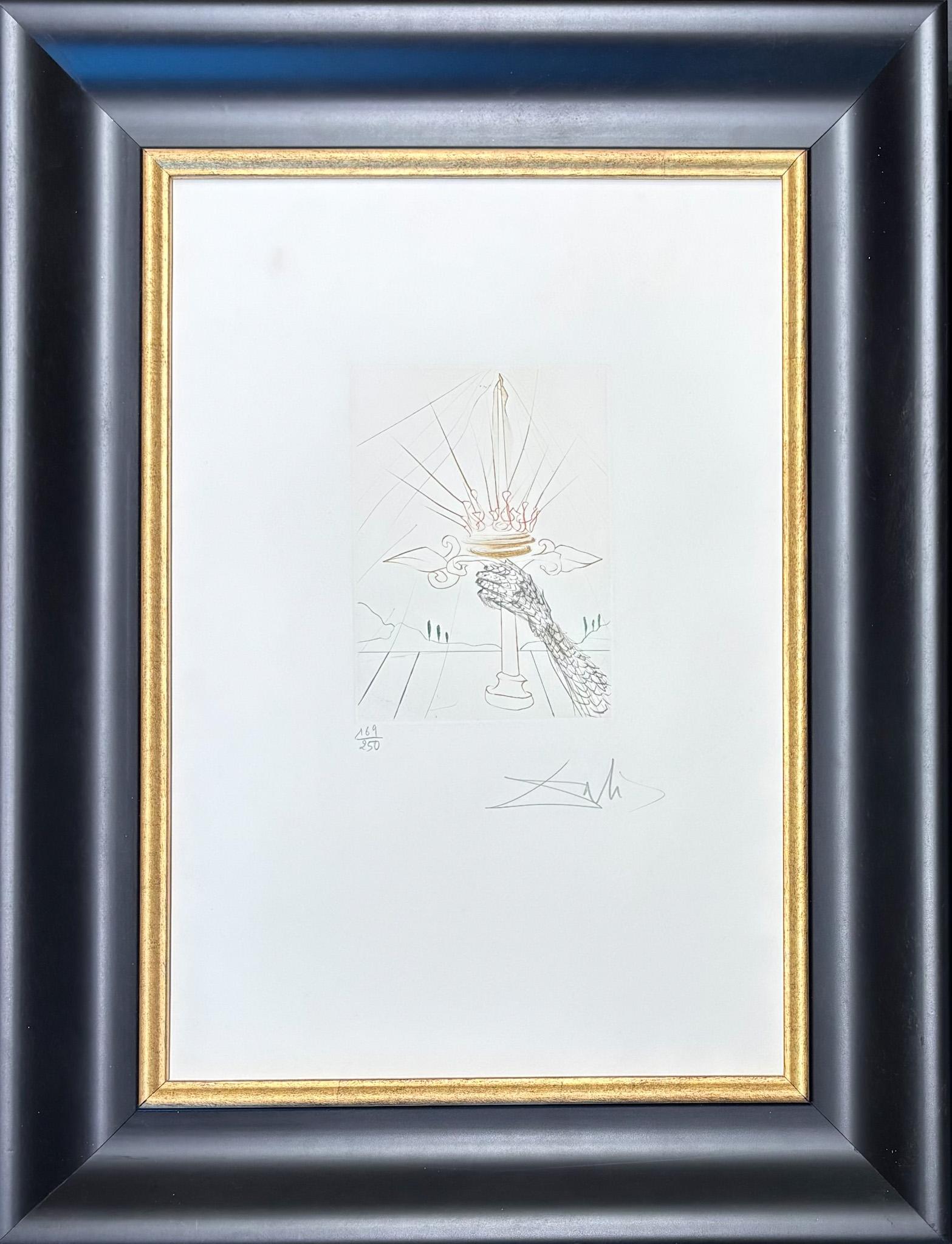 Salvador Dalì (1904-1989) - King Johns - Puntasecca, acquaforte - 1970 in vendita 4