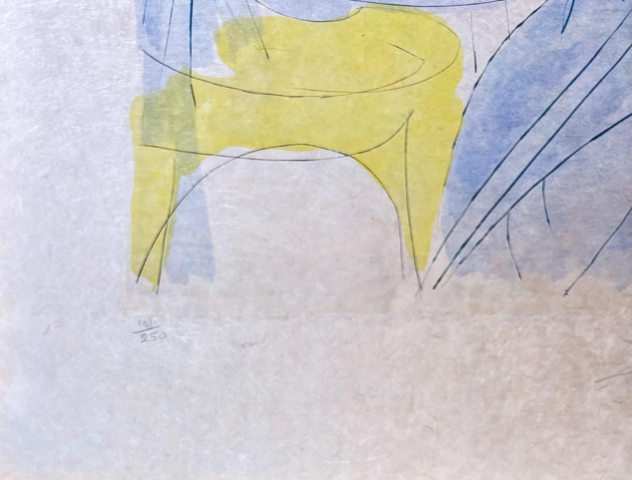 Salvador Dalí (1904-1989) - King Solomon - drypoint, etching - 1975 For Sale 4