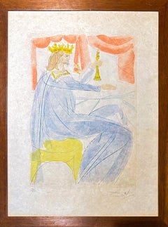 Salvador Dalí (1904-1989) - King Solomon - drypoint, etching - 1975
