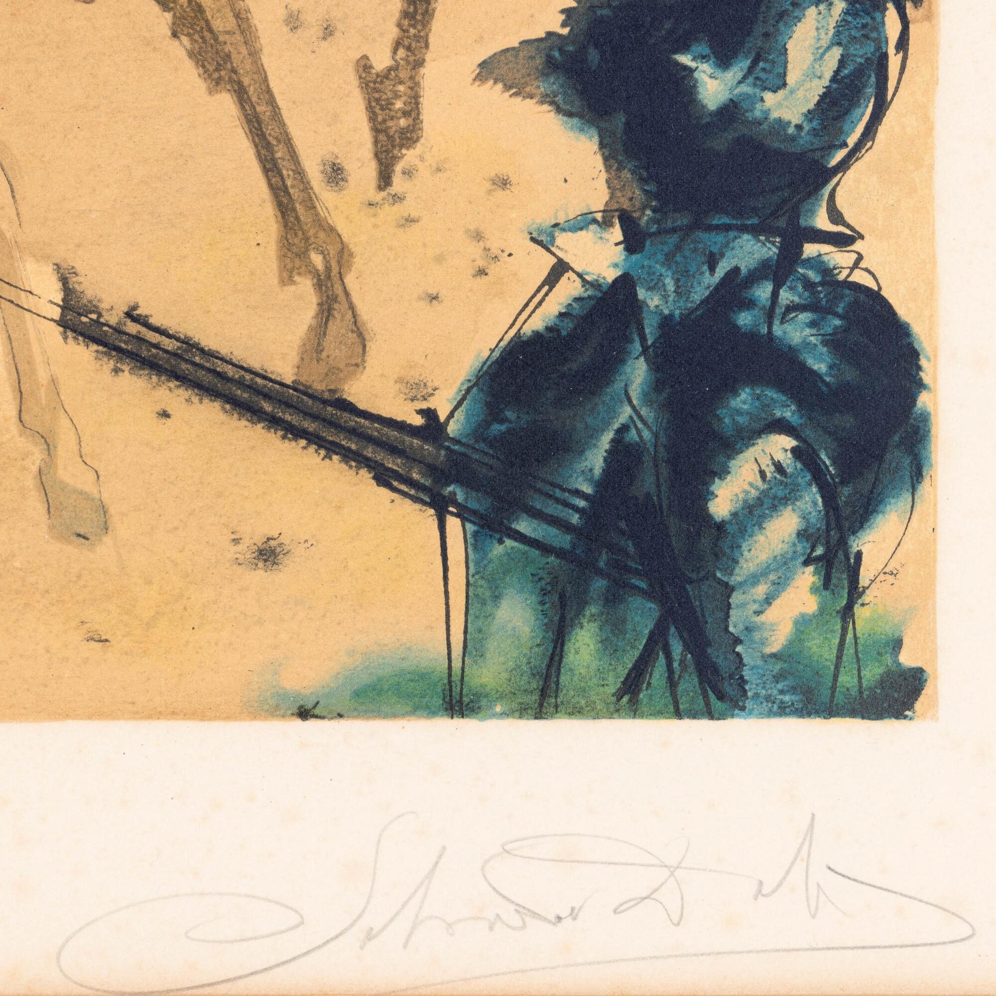 Salvador Dalì (1904–1989) – La bataille de Tétouan – lithograph on paper – 1971 For Sale 2