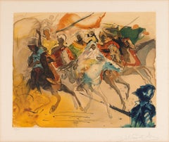 Salvador Dalì (1904–1989) – La bataille de Tétouan – lithograph on paper – 1971