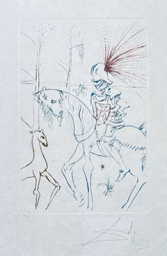 Salvador Dalí (1904–1989) – La gué du sang – Drypoint, etching on Japanese paper