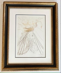  Salvador Dalí ( 1904 – 1989 ) – Le Roi Marc– hand-signed drypoint etching -1970