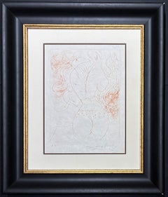 Salvador Dalí (1904–1989) - Le torse -  drypoint etching on Japanese paper -1969