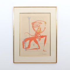 Salvador Dalí (1904-1989) - Quevedos Visiones - Kaltnadelradierung mit Schablone