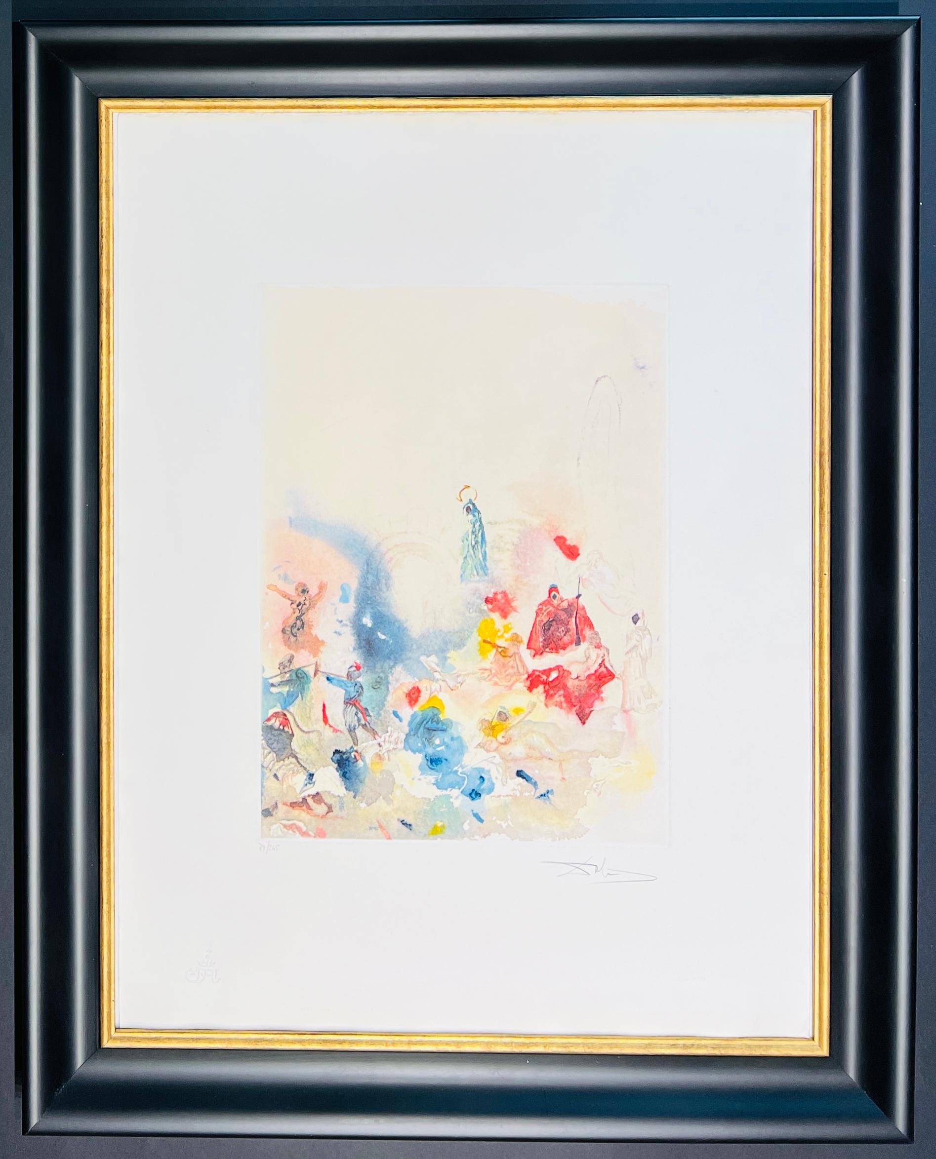 Salvador Dalí (1904-1989) - Aguatinta a siete colores sobre papel - 1974