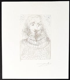 Salvador Dalí (1904–1989) - Shakespeare - Drypoint etching on Rives Paper - 1968