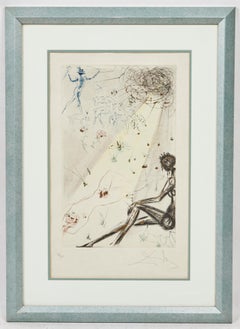 Salvador Dalí ( 1904 – 1989 ) – The Shepherd – hand-signed etching with stencil 