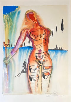 Salvador Dal ( 1904 1989) Venus aux tiroirs - Lithographie signée à la main 
