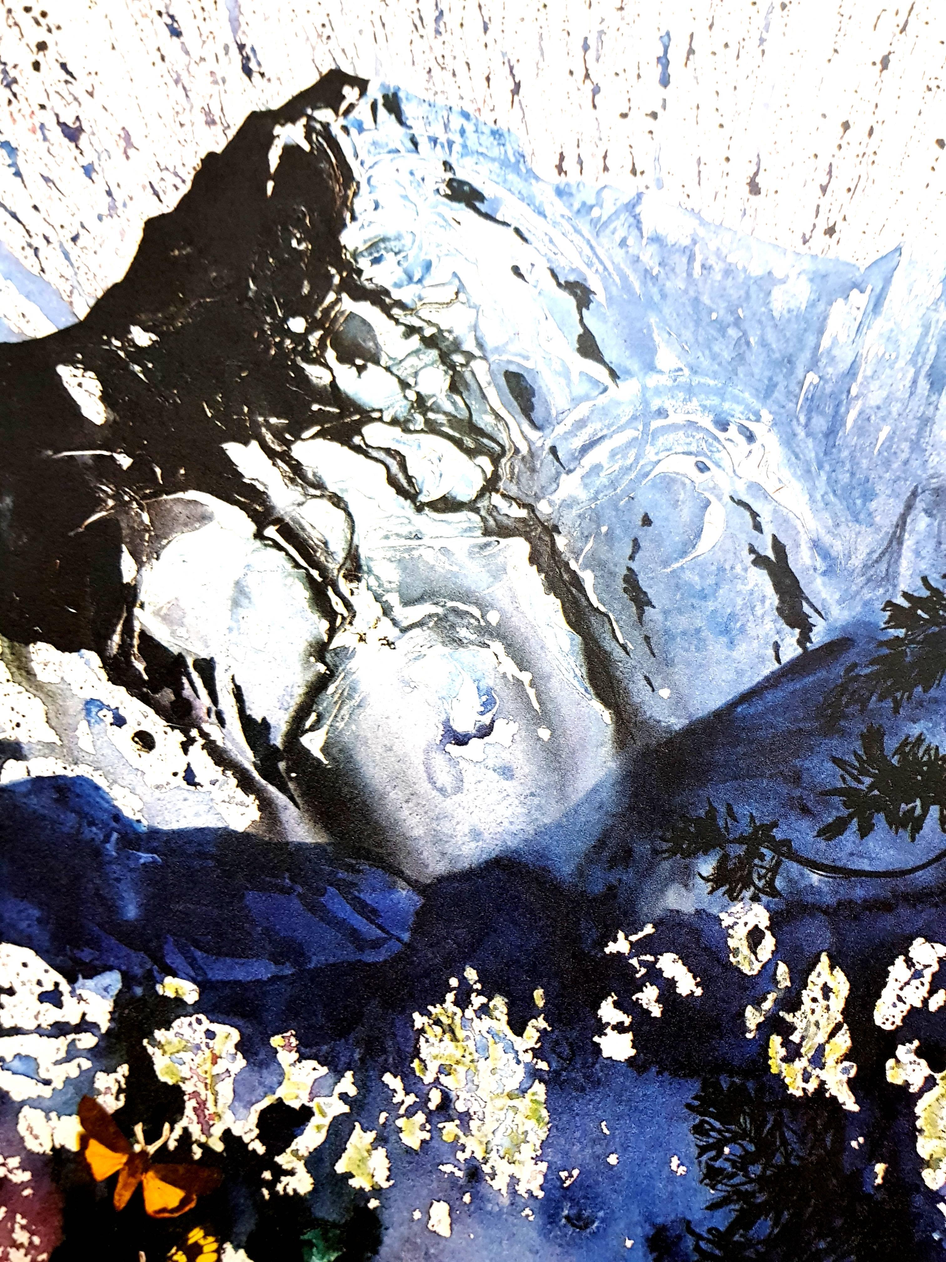 Salvador Dali (after) - Alpes - Lithograph For Sale 1