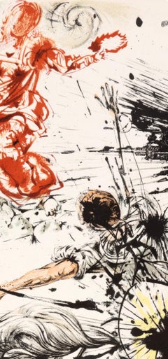 Salvador Dali, Apparition of Dulcinea, from Don Quichotte de la Manche, 1957