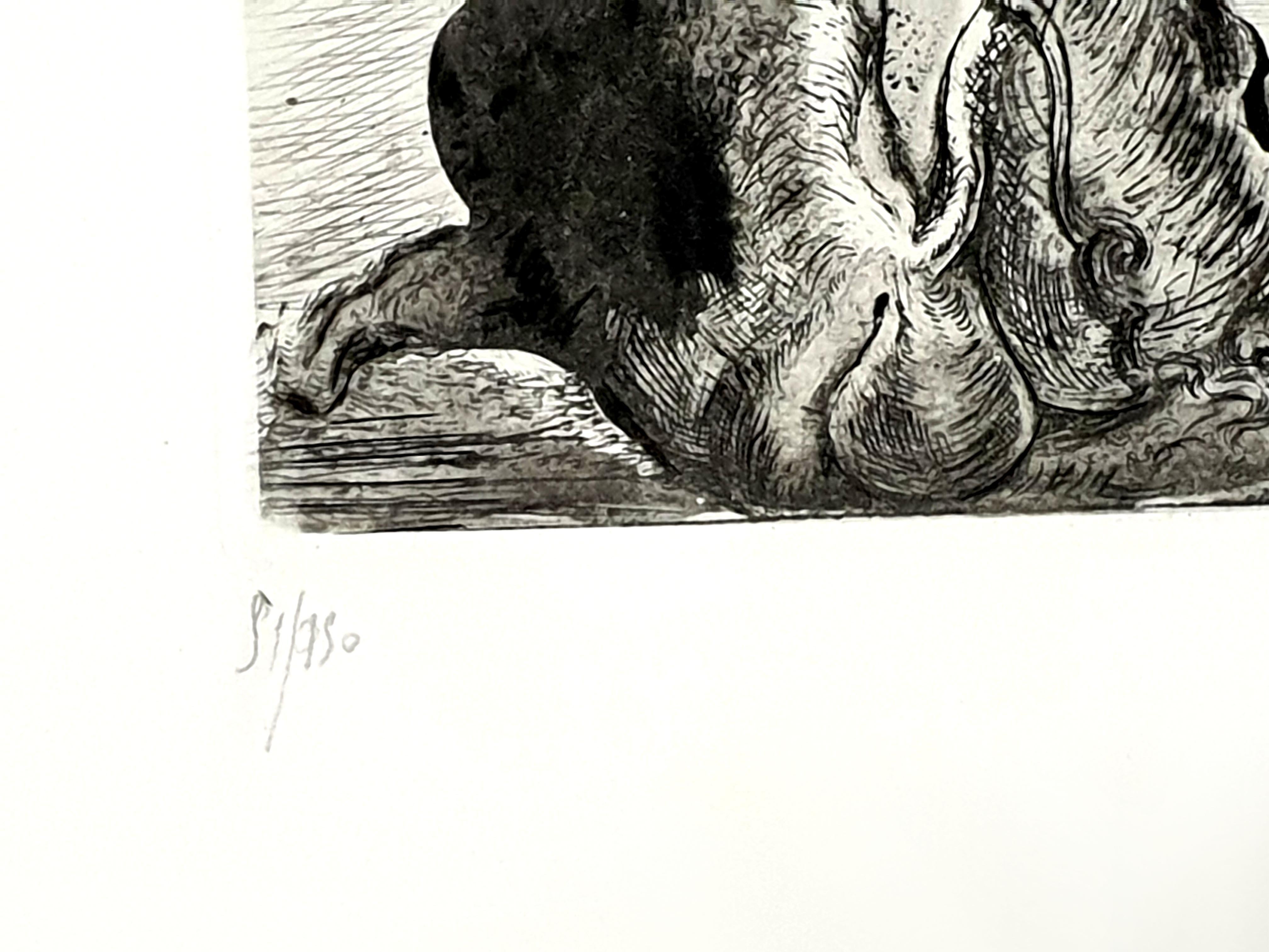 Salvador Dali - Argus - Original Etching - Surrealist Print by Salvador Dalí