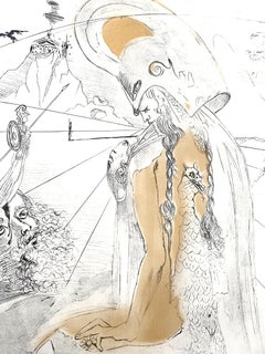 Salvador Dali - Athena - Original Etching