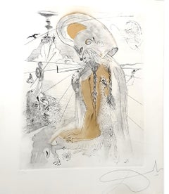 Vintage Salvador Dali - Athena - Original Etching