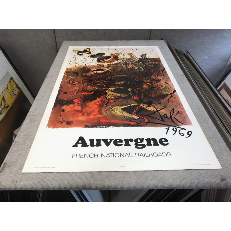 Salvador Dali 'Auvergne' - Surrealist Print by Salvador Dalí