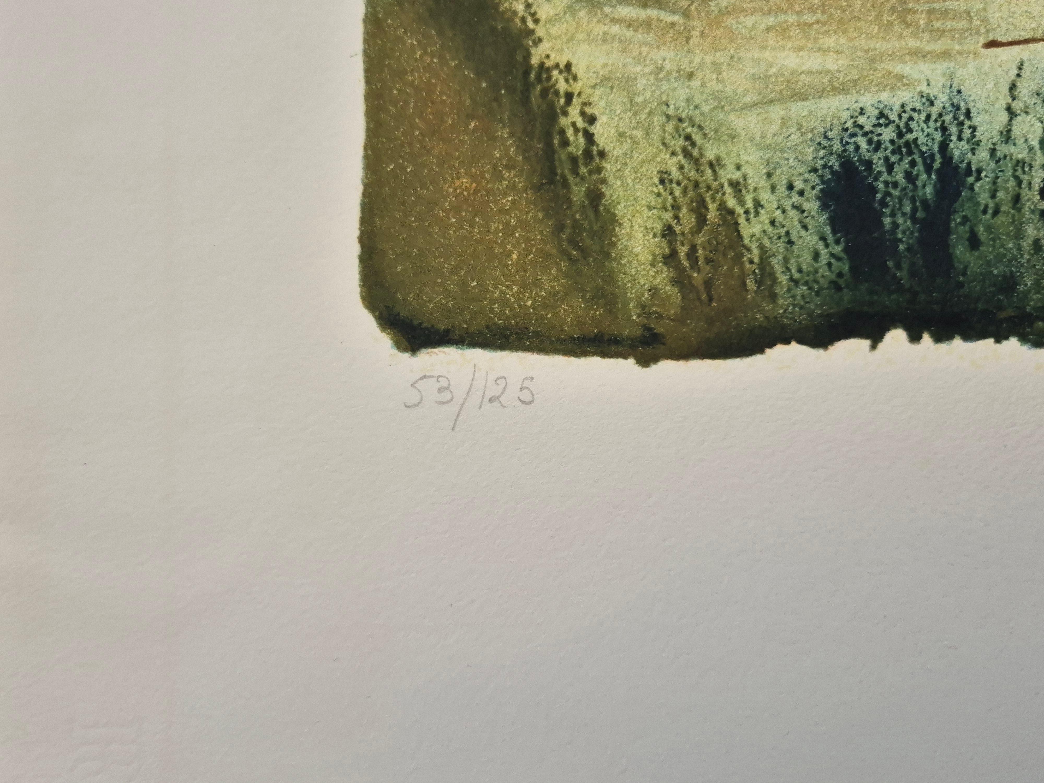Salvador Dali 
Caballero, 1968            
Lithograph
Hand signed lower right
Numbered 53/125
Sheet size: 101 x 81 cm
Printer: Christopher Erikson and Joseph Petruzelli at Sienna Studios, Inc. NY.
Publisher: Jackie Fine Arts, NY.
LITERATURE: Field,