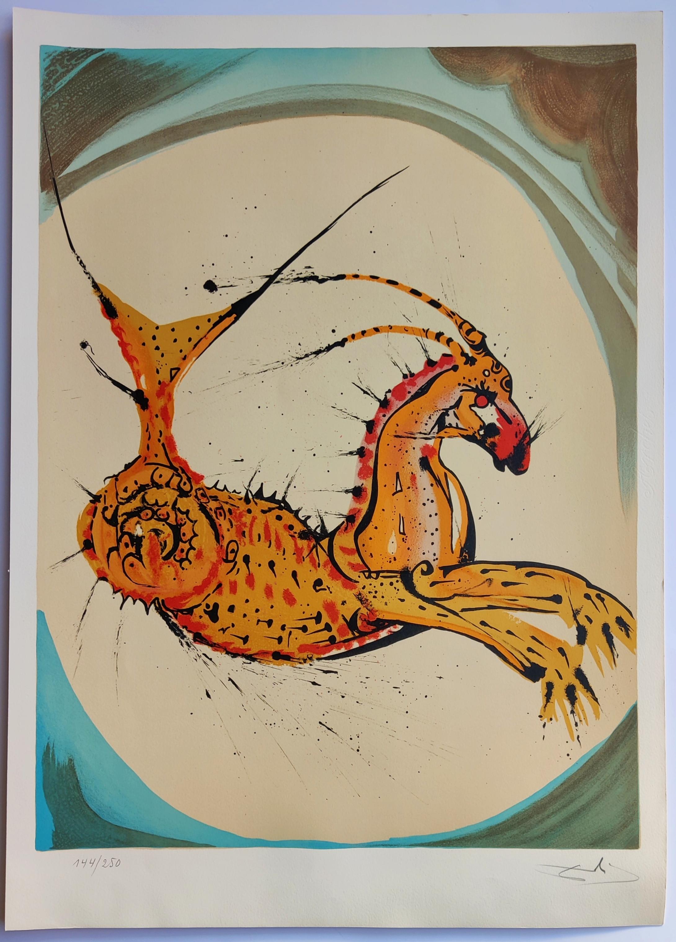 Salvador Dalí­ -- Capricorn from Signs of the Zodiac