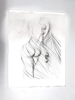 Salvador Dali - Cassandre - Original Etching on Silk