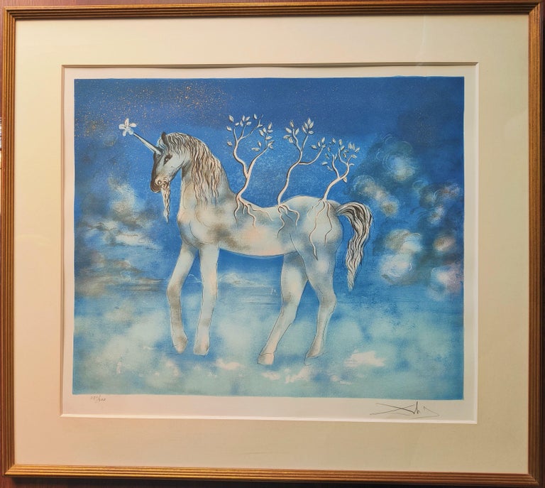 Salvador Dalí­ - Salvador Dalí -- Cheval Allegre (Happy Unicorn), 1977 ...