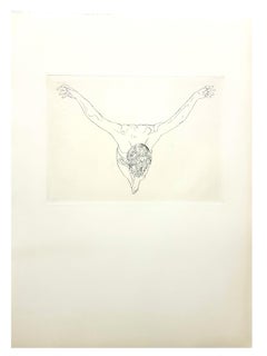 Salvador Dali - Christ Study - Etching