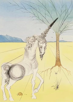 Salvador Dali Color Etching, Signed, 1973, The Twelve Tribes of Israel, Joseph